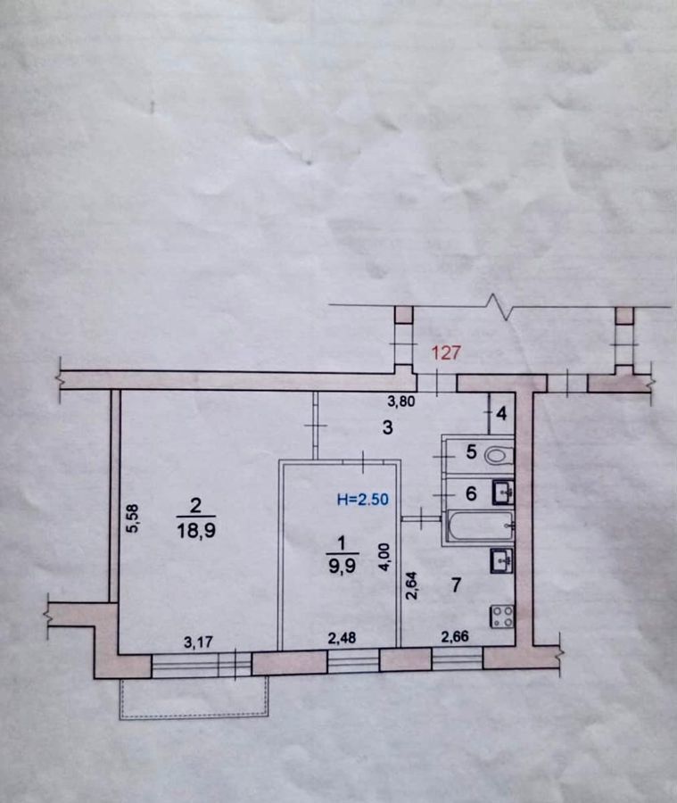 квартира г Волгоград р-н Советский ул им. Тулака 4 фото 5