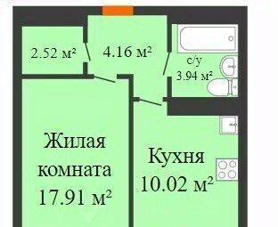 квартира г Воронеж р-н Ленинский ул Летчика Щербакова 7 фото 1
