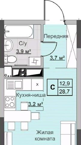 квартира р-н Первомайский ул Ухтомского фото