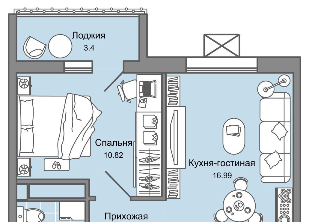 квартира г Ульяновск р-н Заволжский Новый Город 10-й кв-л, Улла жилой комплекс фото 1