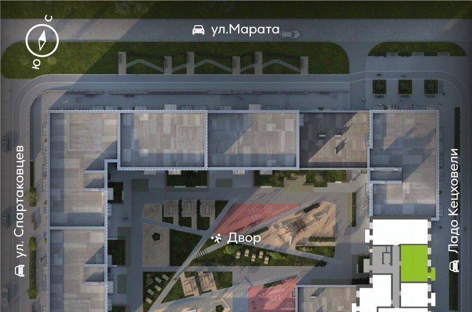 квартира г Красноярск р-н Октябрьский ул Менжинского 10г фото 2