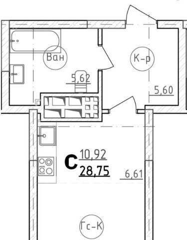 квартира р-н Октябрьский дом 1 фото