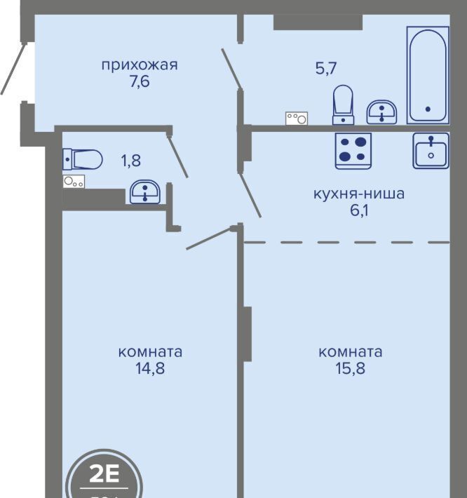 квартира г Пермь р-н Индустриальный ш Космонавтов 309а фото 1