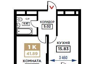 квартира р-н Прикубанский Школьный микрорайон ул Школьная 1 фото