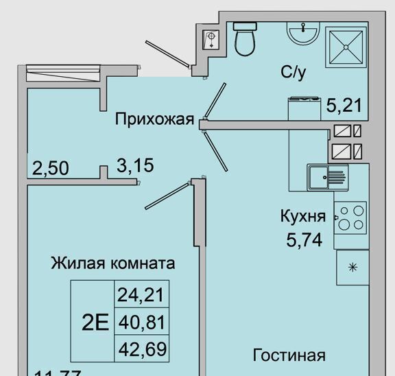квартира г Батайск ул Булгакова 11 фото 1