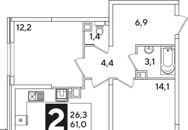 квартира р-н Прикубанский дом 92 фото