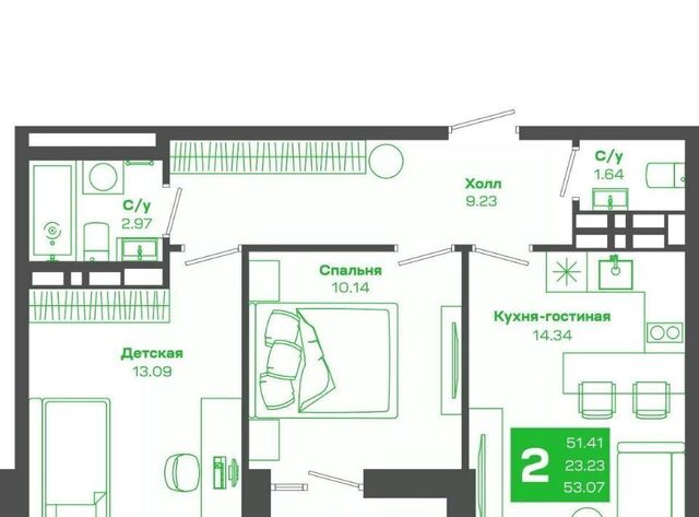 р-н Ленинский ЖК «Зеленый бульвар» фото