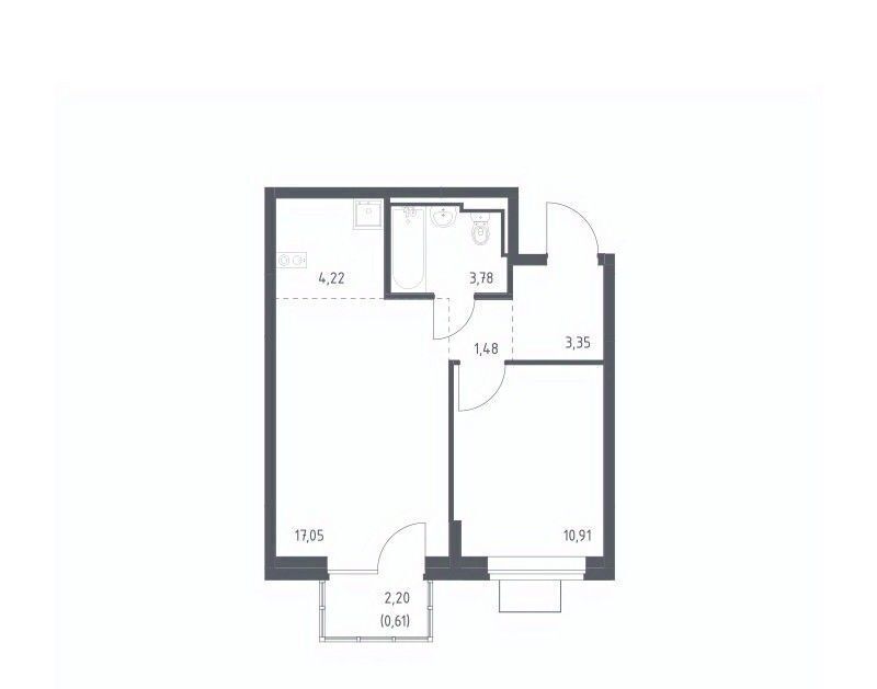 квартира г Видное Богдановский Лес жилой комплекс, 7. 3, Зябликово фото 1