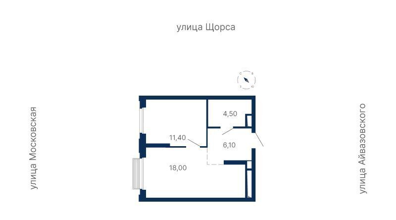 квартира г Екатеринбург Чкаловская ул Мартовская 249/2 фото 1