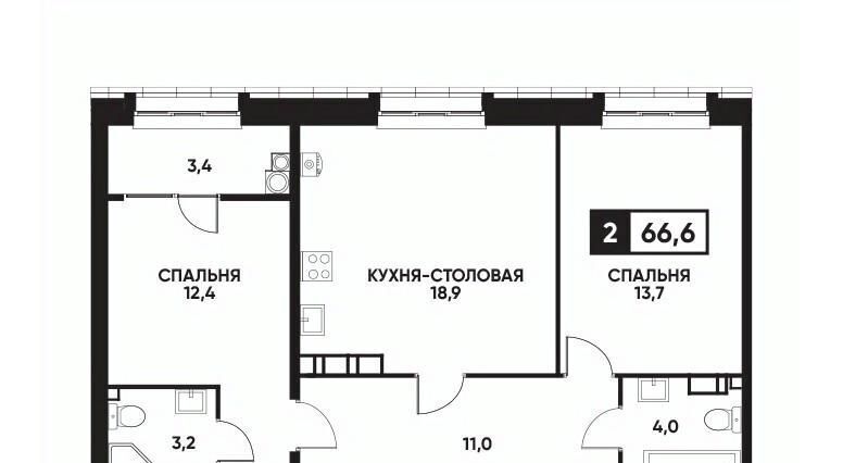 квартира г Ставрополь р-н Промышленный ул Андрея Голуба 16к/1 фото 1