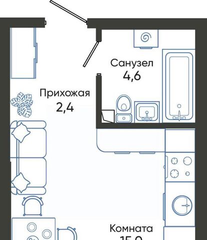 р-н Центральный ЖК Облака 2 фото