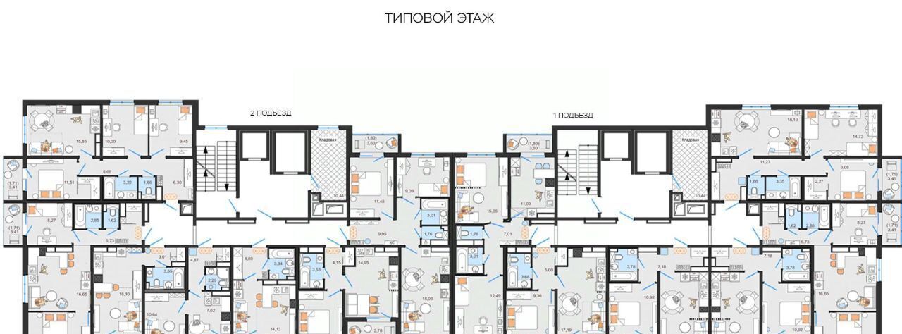 квартира г Ульяновск п УКСМ р-н Засвияжский ЖК «Премьера на УКСМ» фото 3