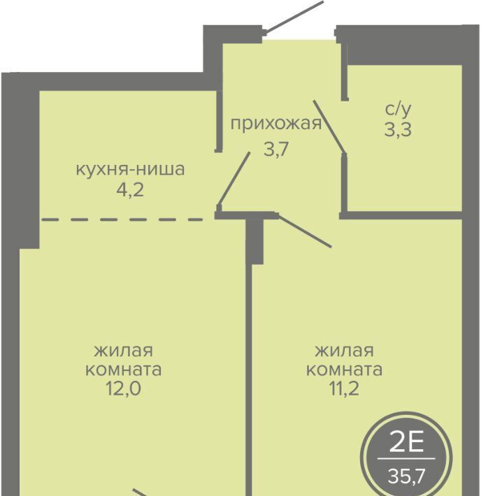 квартира г Пермь р-н Индустриальный ш Космонавтов 309ак/1 фото 1