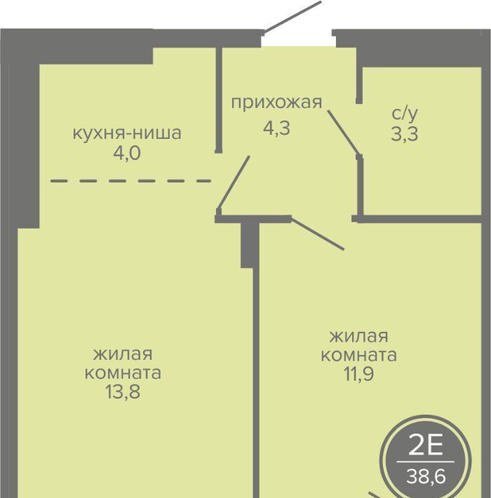 квартира г Пермь п Верхние Муллы р-н Индустриальный фото 1