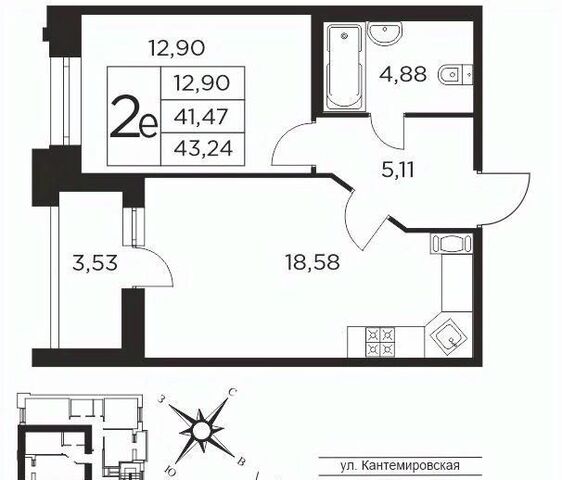 метро Лесная дом 70к/3 фото