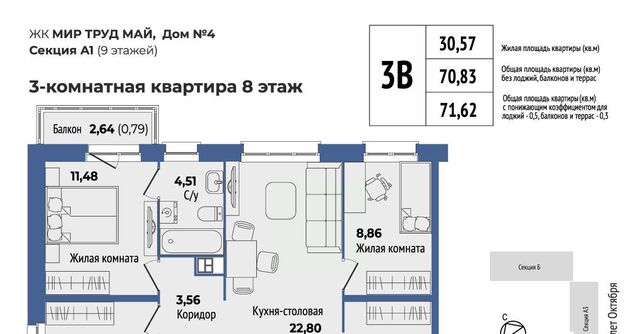 Уралмаш ЖК «Мир Труд Май» Проспект Космонавтов, жилрайон фото