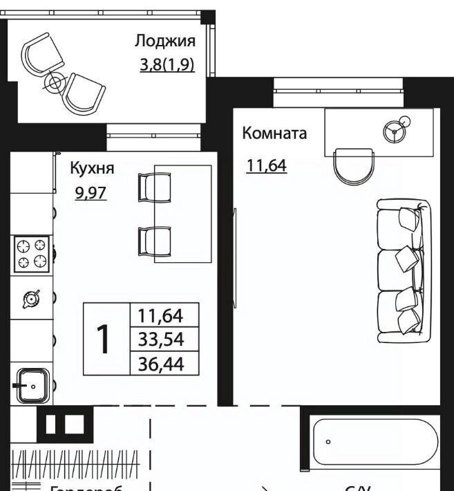 квартира г Ростов-на-Дону р-н Пролетарский ул Текучева 370/2 фото 1