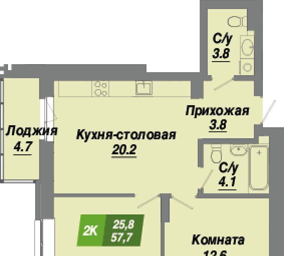 квартира г Новосибирск Заельцовская Калининский квартал жилой комплекс фото 2