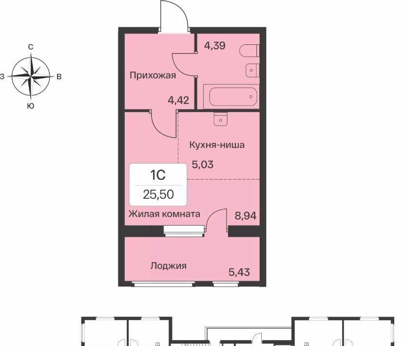 квартира р-н Всеволожский Янино-1 городской поселок, Проспект Большевиков фото 1