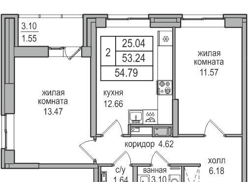 п Парголово ул Заречная 52к/2 р-н Выборгский фото