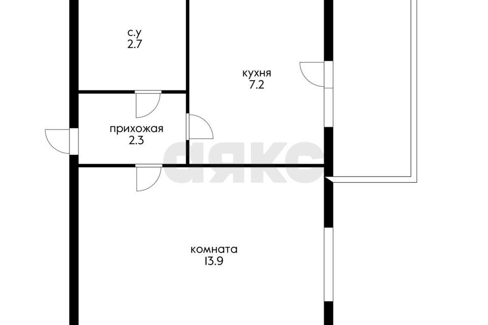 квартира р-н Тахтамукайский аул Новая Адыгея ул Тургеневское шоссе 33/1к 7 шоссе фото 7