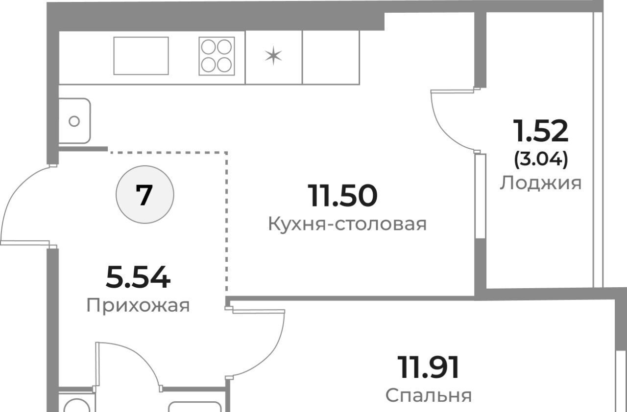квартира г Калининград р-н Ленинградский ул Пригородная фото 1