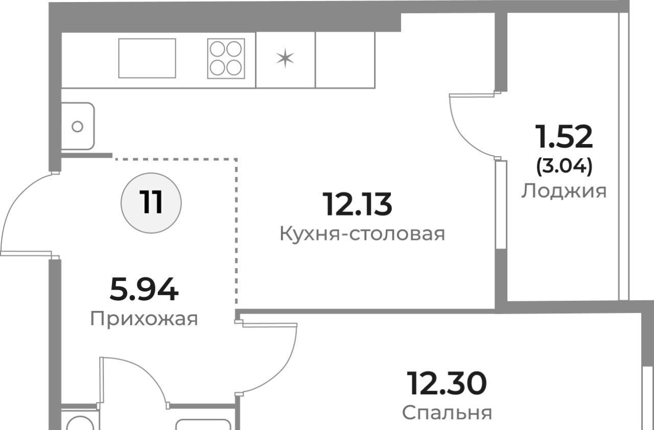 квартира г Калининград р-н Ленинградский ул Пригородная фото 1