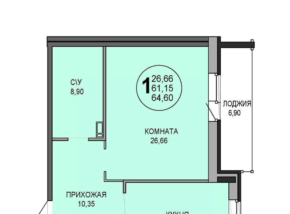 квартира г Ярославль р-н Кировский наб Которосльная 57 фото 1