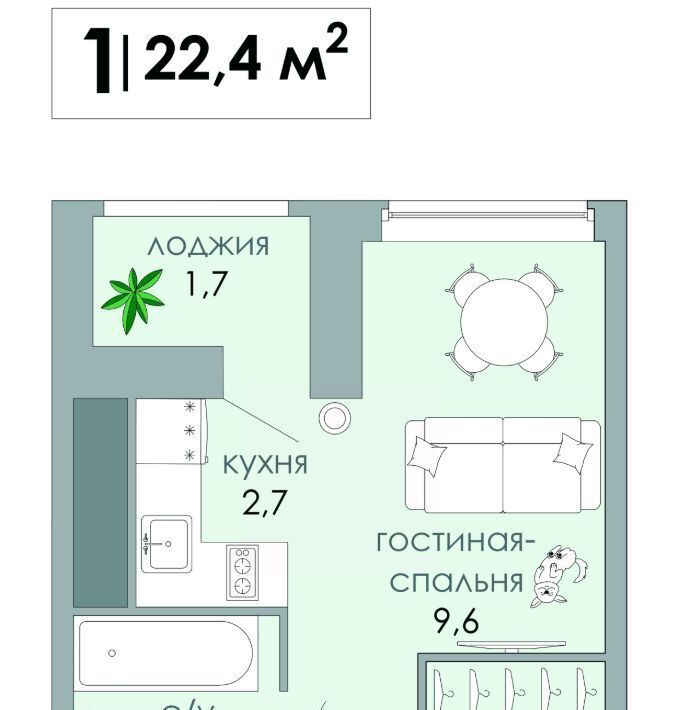 квартира г Тверь р-н Московский Южный фото 1