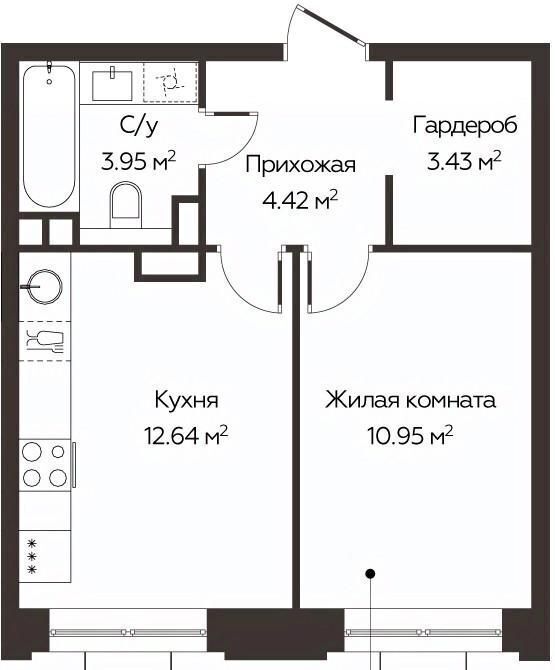 квартира г Одинцово ЖК «Каштановая Роща» Одинцово фото 1