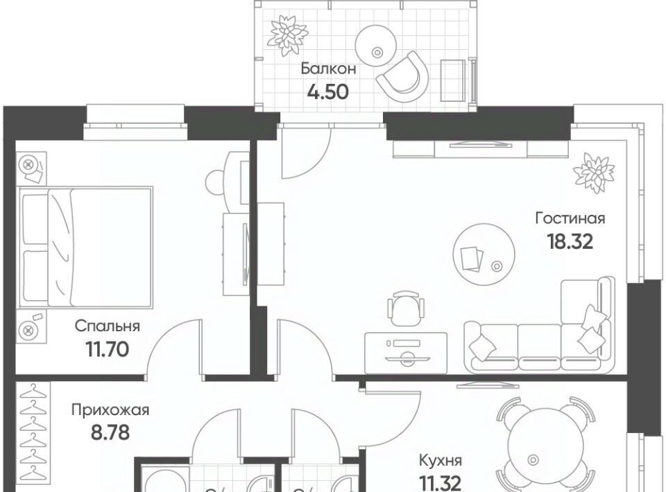 квартира г Казань Козья слобода ул Гаврилова 5вк/2 фото 1