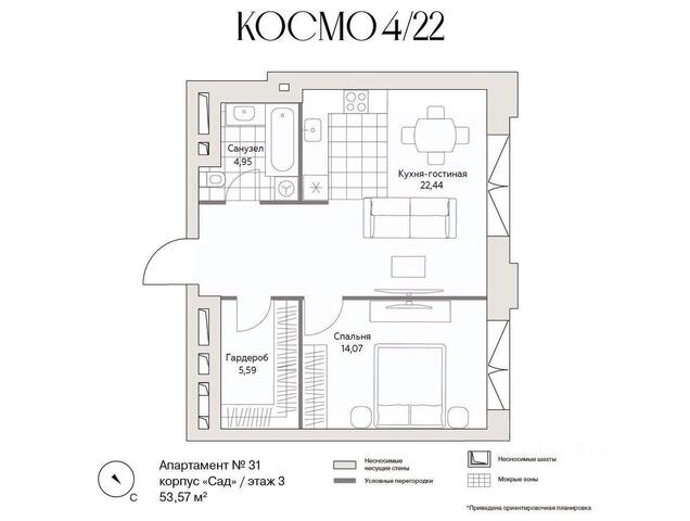ЦАО наб Космодамианская 4/22 клубный дом «Космо 4/22» с 9, Московская область фото