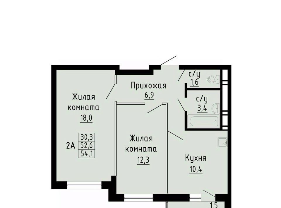 квартира г Новосибирск Южно-Чемской жилмассив ЖК «Матрешкин двор» Площадь Маркса фото 1