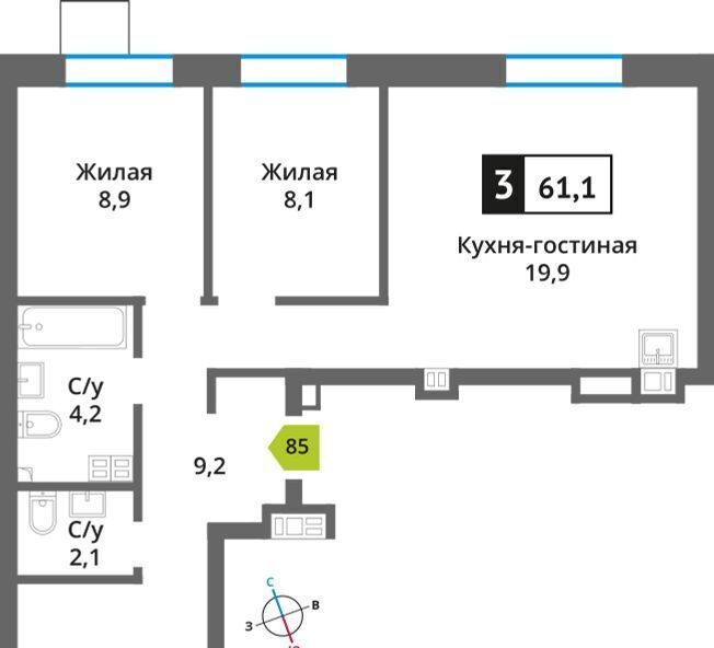 квартира г Красногорск мкр Опалиха Никольский Квартал Отрада жилой комплекс, Аникеевка фото 1