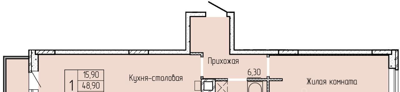 квартира г Батайск ул. Макаровского, 4к 1 фото 1