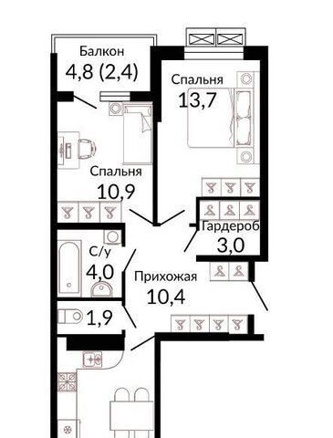 р-н Прикубанский Краснодар, Отражение жилой комплекс фото