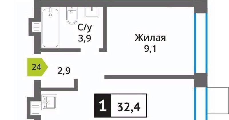 квартира г Красногорск мкр Опалиха Никольский Квартал Отрада жилой комплекс, Аникеевка фото 1