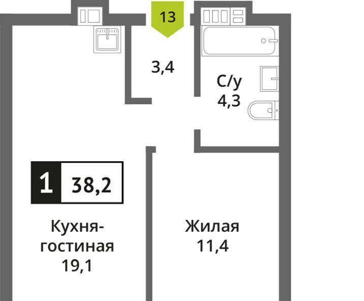 квартира г Красногорск мкр Опалиха Никольский Квартал Отрада жилой комплекс, Аникеевка фото 1