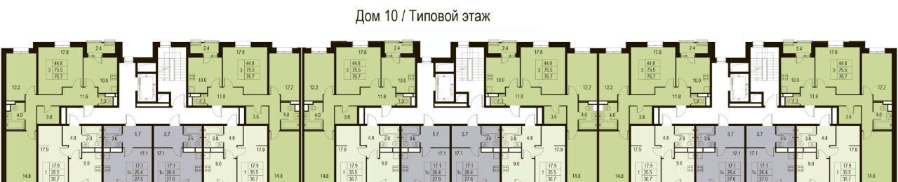 квартира г Подольск д Борисовка ул Рахманинова 10 ЖК «Новая щербинка» Силикатная фото 2