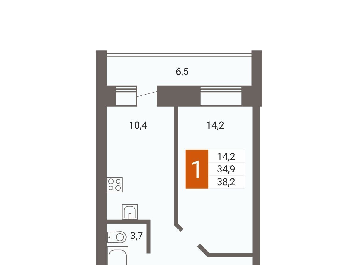 квартира г Чита п Текстильщиков р-н Черновский мкр 3-й 21 фото 1