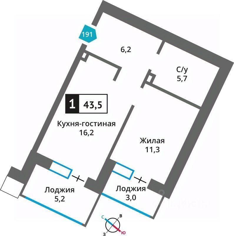квартира г Красногорск Горная улица, 2А, Химки фото 1