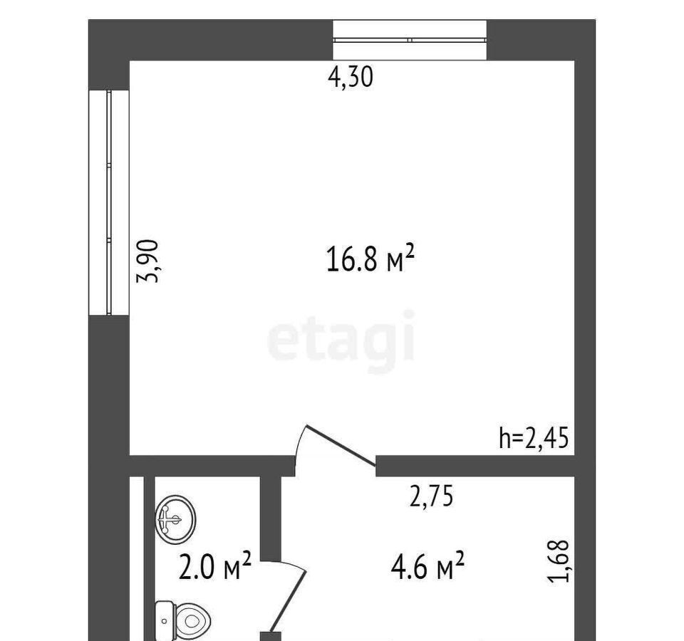 квартира г Киселевск ул 1-ое Мая 9/1 фото 9