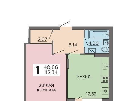 квартира г Воронеж р-н Коминтерновский ул Независимости 55в фото 1