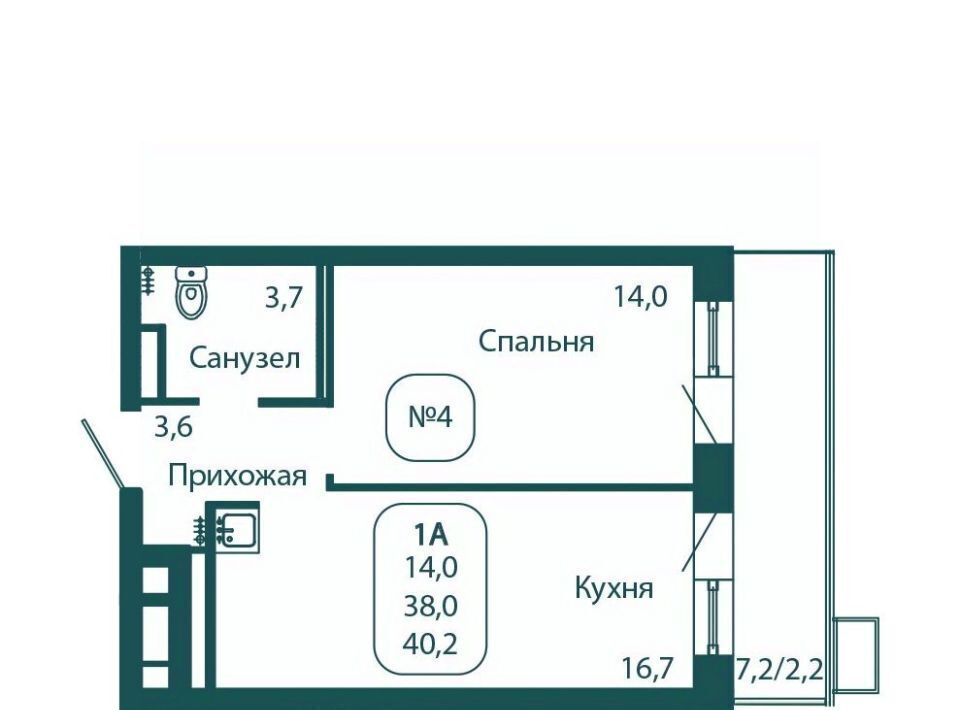 квартира городской округ Солнечногорск рп Андреевка ЖК «Андреевка» 1 Зеленоград — Крюково фото 1