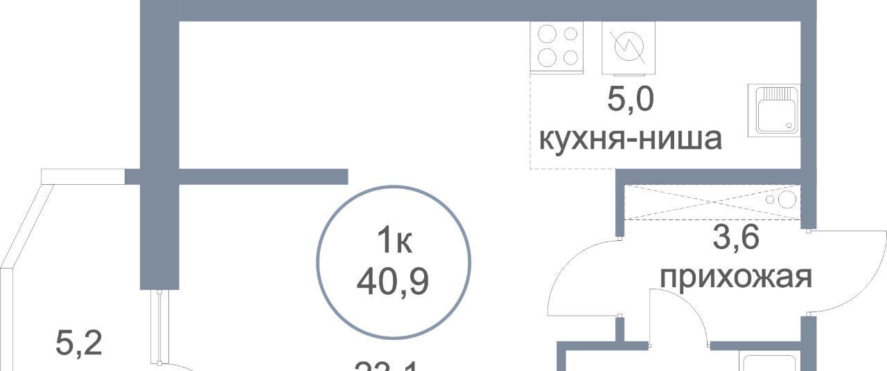 квартира г Сургут ул Александра Усольцева 8 ЖК «Зеленый» 36-й фото 1