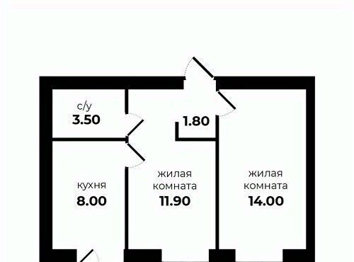 квартира р-н Шпаковский г Михайловск ул Антона Чехова 40 фото 1