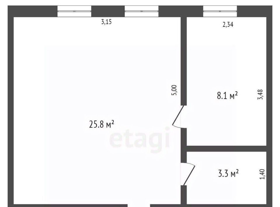 квартира г Северск ул Ленина 28а фото 19