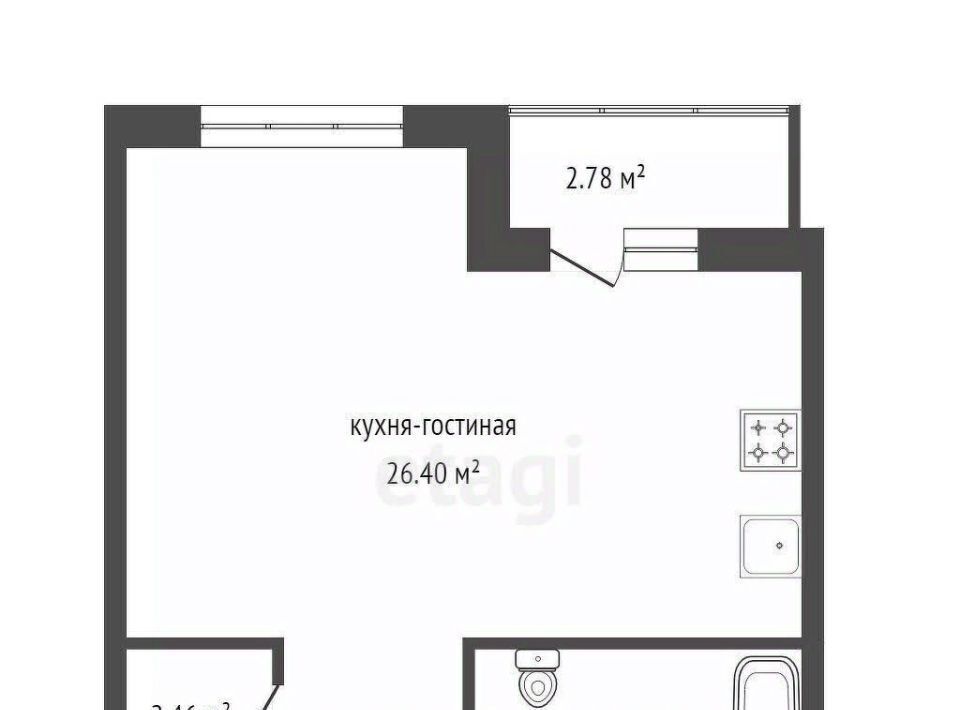 квартира г Красноярск р-н Центральный ул Линейная 122 фото 18