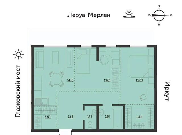 р-н Свердловский ул Набережная Иркута 23 Затон кв-л фото
