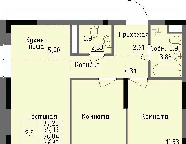квартира г Ижевск р-н Ленинский Строитель жилрайон, 4-й мкр фото 1